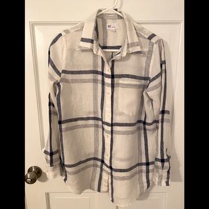 Gap Women’s Lightweight Gauze Shirt Boyfriend Fit